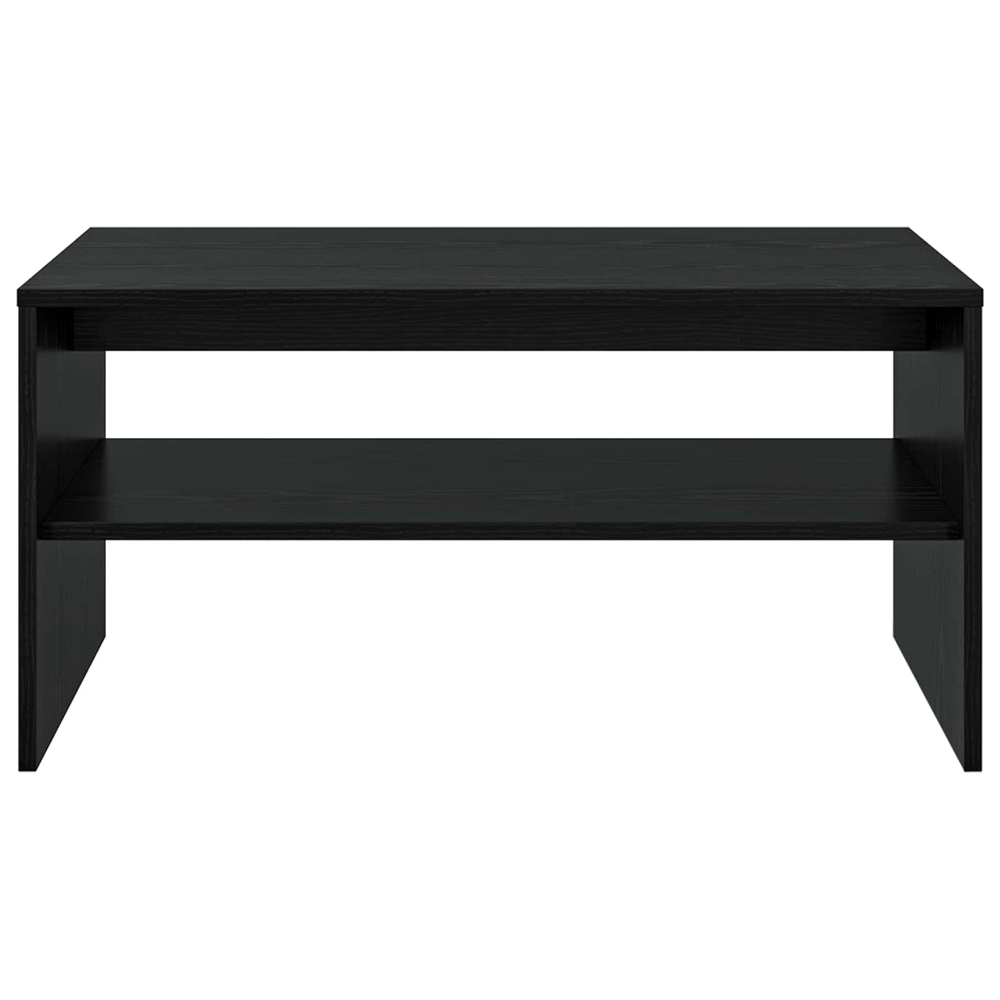 vidaXL Τραπεζάκι σαλονιού Μαύρη Οξυά 80 x 50 x 40 cm
