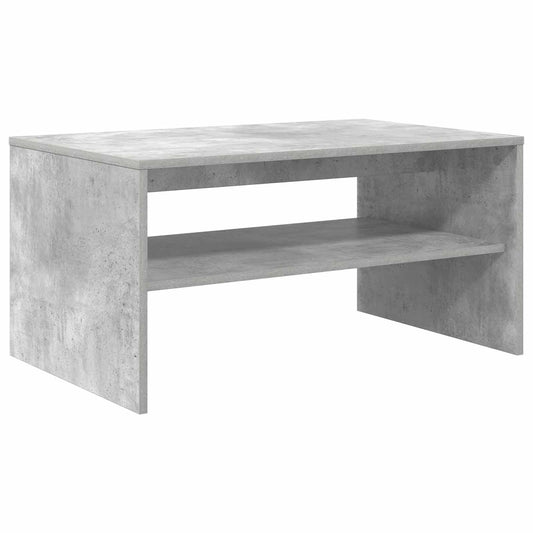 vidaXL Τραπεζάκι σαλονιού Σκυρόδεμα Γκρι 80 x 50 x 40 cm