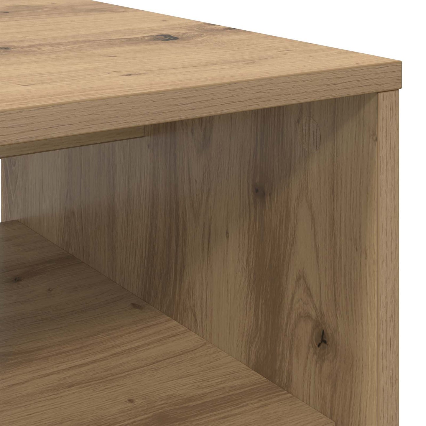 vidaXL Τραπεζάκι σαλονιού Artisan Oak 80 x 50 x 40 cm