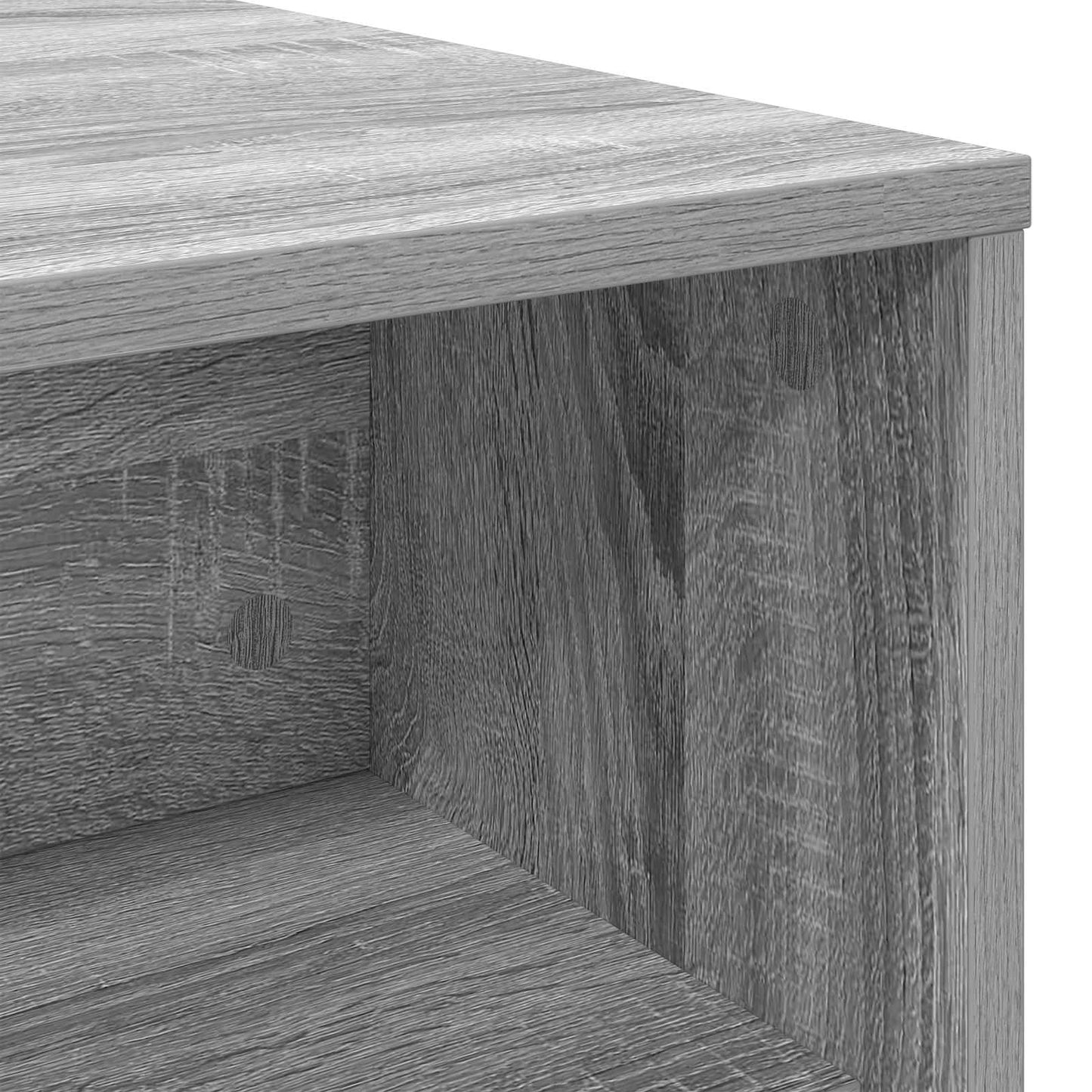 vidaXL Τραπεζάκι σαλονιού Γκρίζο Σονομα 100 x 50 x 40 cm