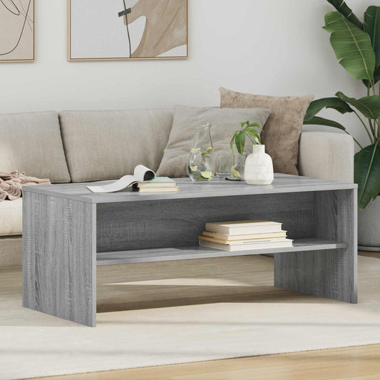 vidaXL Τραπεζάκι σαλονιού Γκρίζο Σονομα 100 x 50 x 40 cm