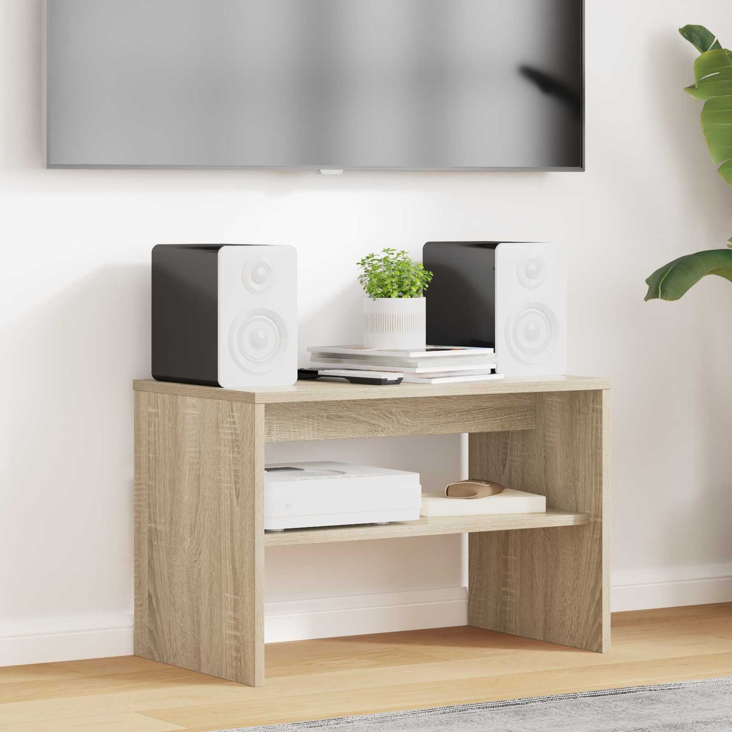 vidaXL Ντουλάπι TV 60 x 35 x 40 εκ. Δρύς Sonoma Επεξεργασμένο Ξύλο