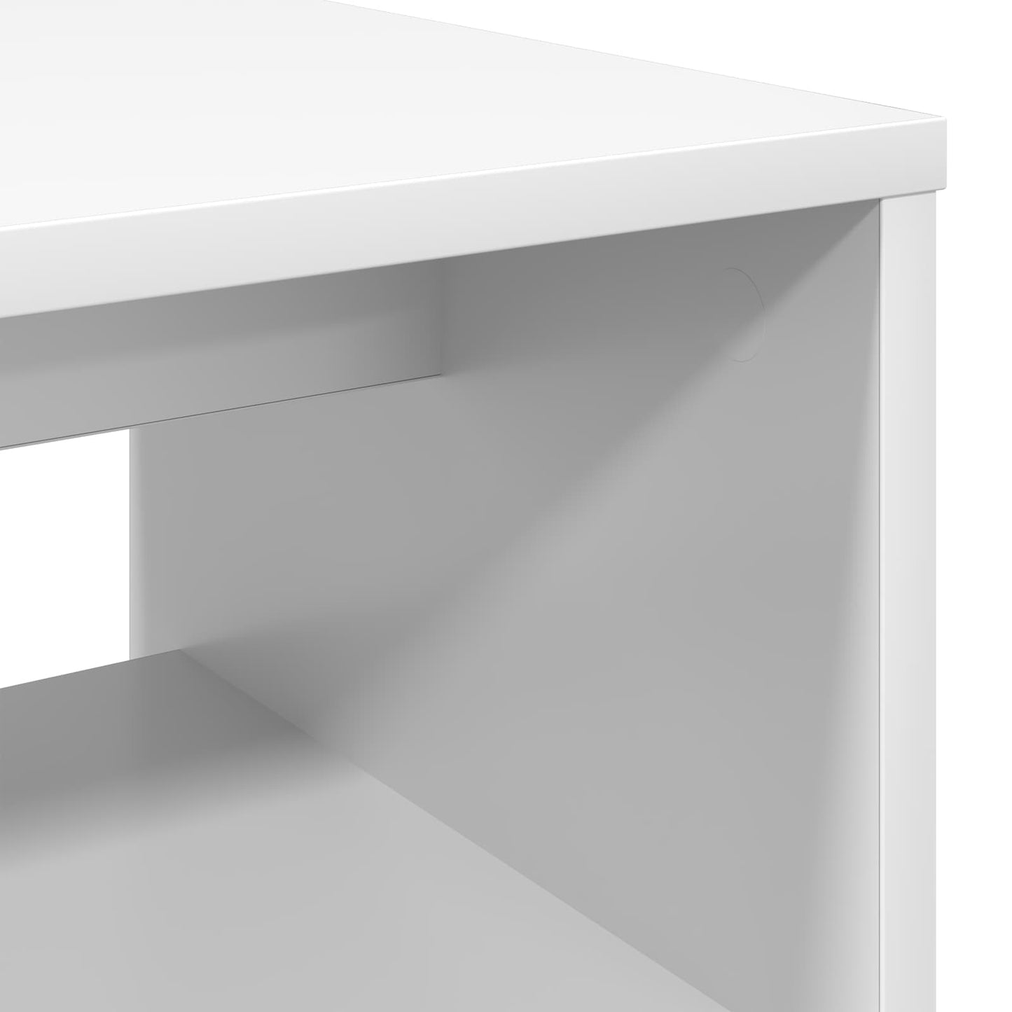 vidaXL Ντουλάπι TV 80 x 35 x 40 εκ Λευκό Επεξεργασμένο Ξύλο