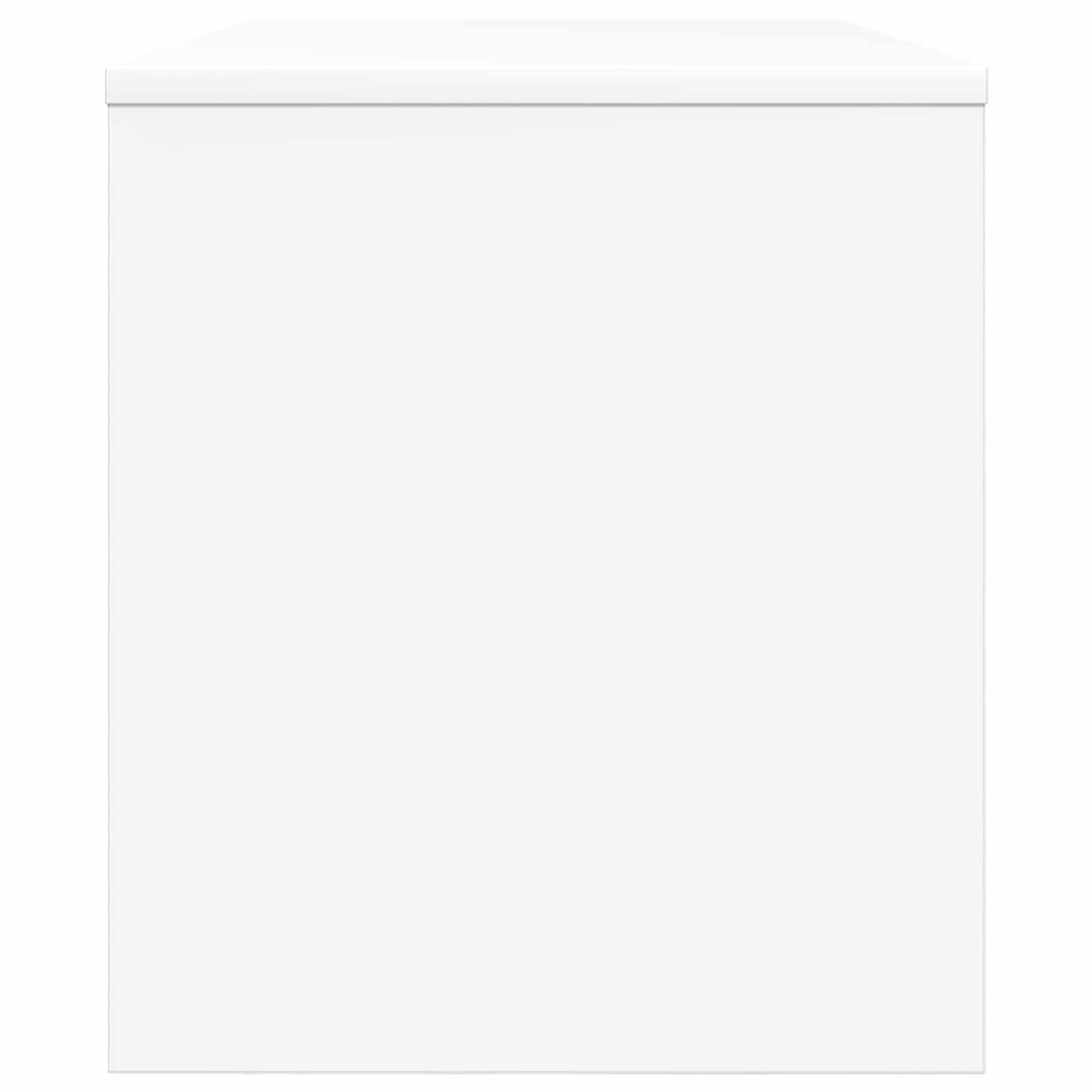vidaXL Ντουλάπι TV 80 x 35 x 40 εκ Λευκό Επεξεργασμένο Ξύλο