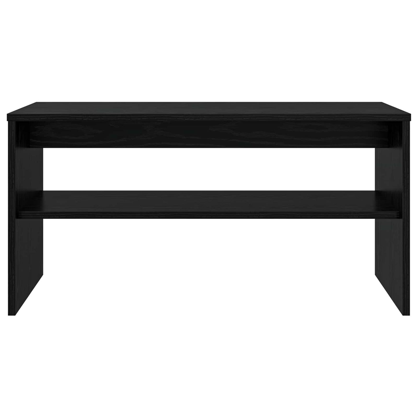 vidaXL Ντουλάπι TV 80 x 35 x 40 εκ Μαύρη Οξυά Επεξεργασμένο Ξύλο