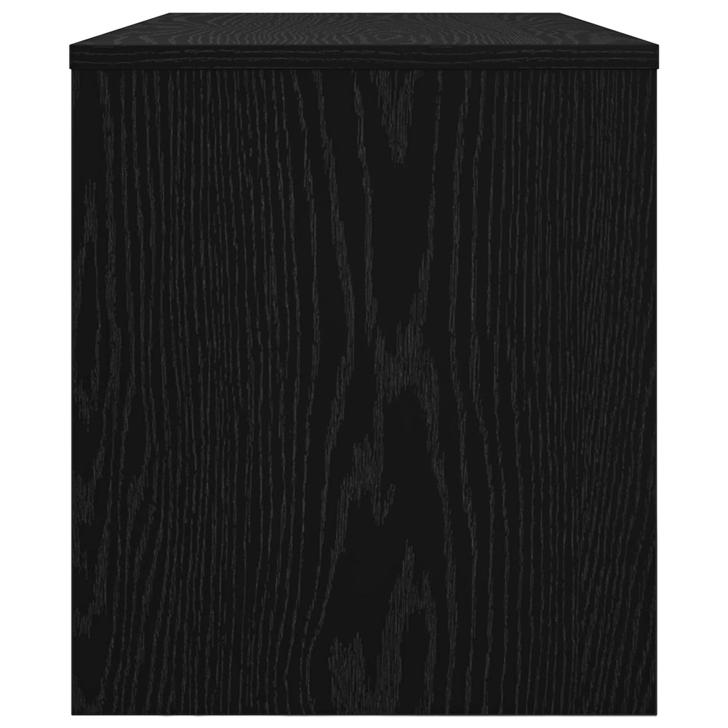 vidaXL Ντουλάπι TV 80 x 35 x 40 εκ Μαύρη Οξυά Επεξεργασμένο Ξύλο