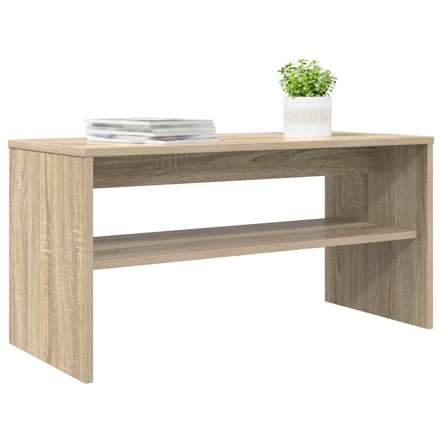 vidaXL Ντουλάπι TV 80 x 35 x 40 εκ Δρύς Sonoma Επεξεργασμένο Ξύλο