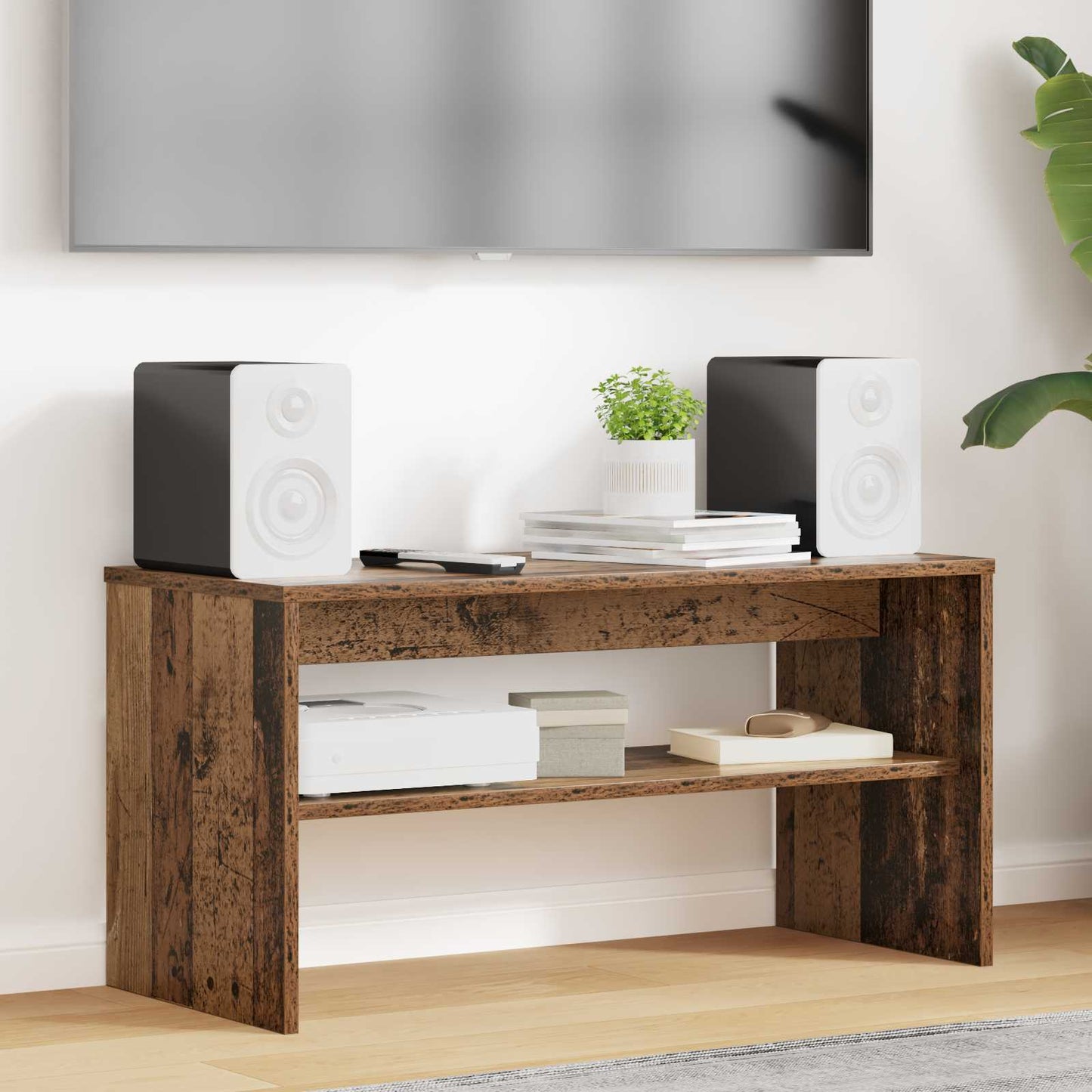 vidaXL Ντουλάπι TV 80 x 35 x 40 εκ Παλιό ξύλο Επεξεργασμένο Ξύλο