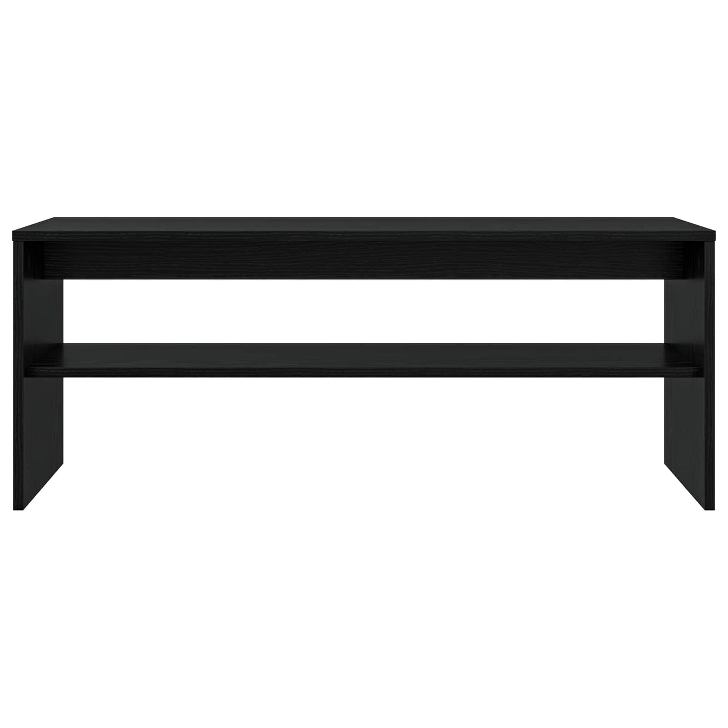 vidaXL Ντουλάπι TV 100 x 35 x 40 εκ Μαύρη Οξυά Επεξεργασμένο Ξύλο