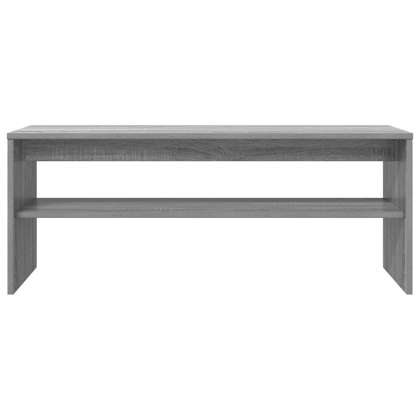 vidaXL Ντουλάπι TV 100 x 35 x 40 εκ Γκρίζο Σονομα Επεξεργασμένο Ξύλο