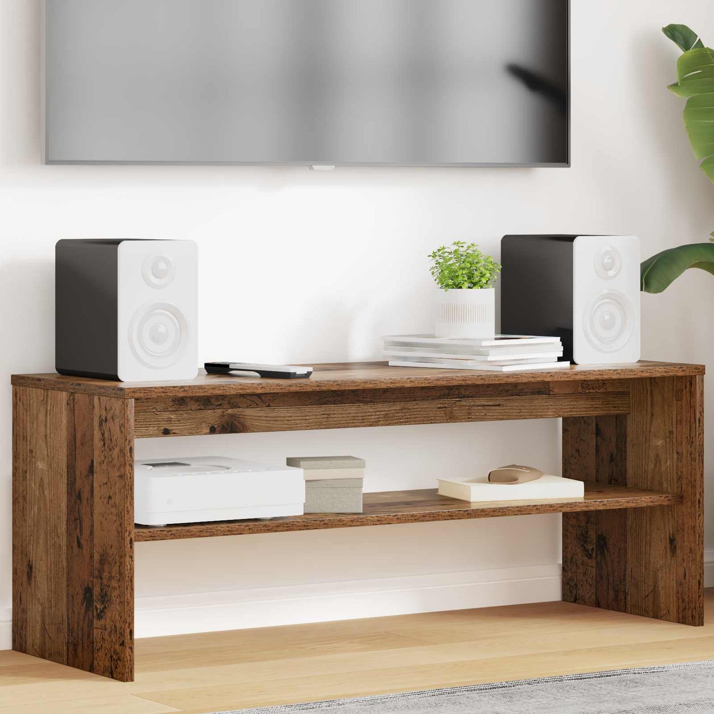 vidaXL Ντουλάπι TV 100 x 35 x 40 εκ Παλιό ξύλο Επεξεργασμένο Ξύλο
