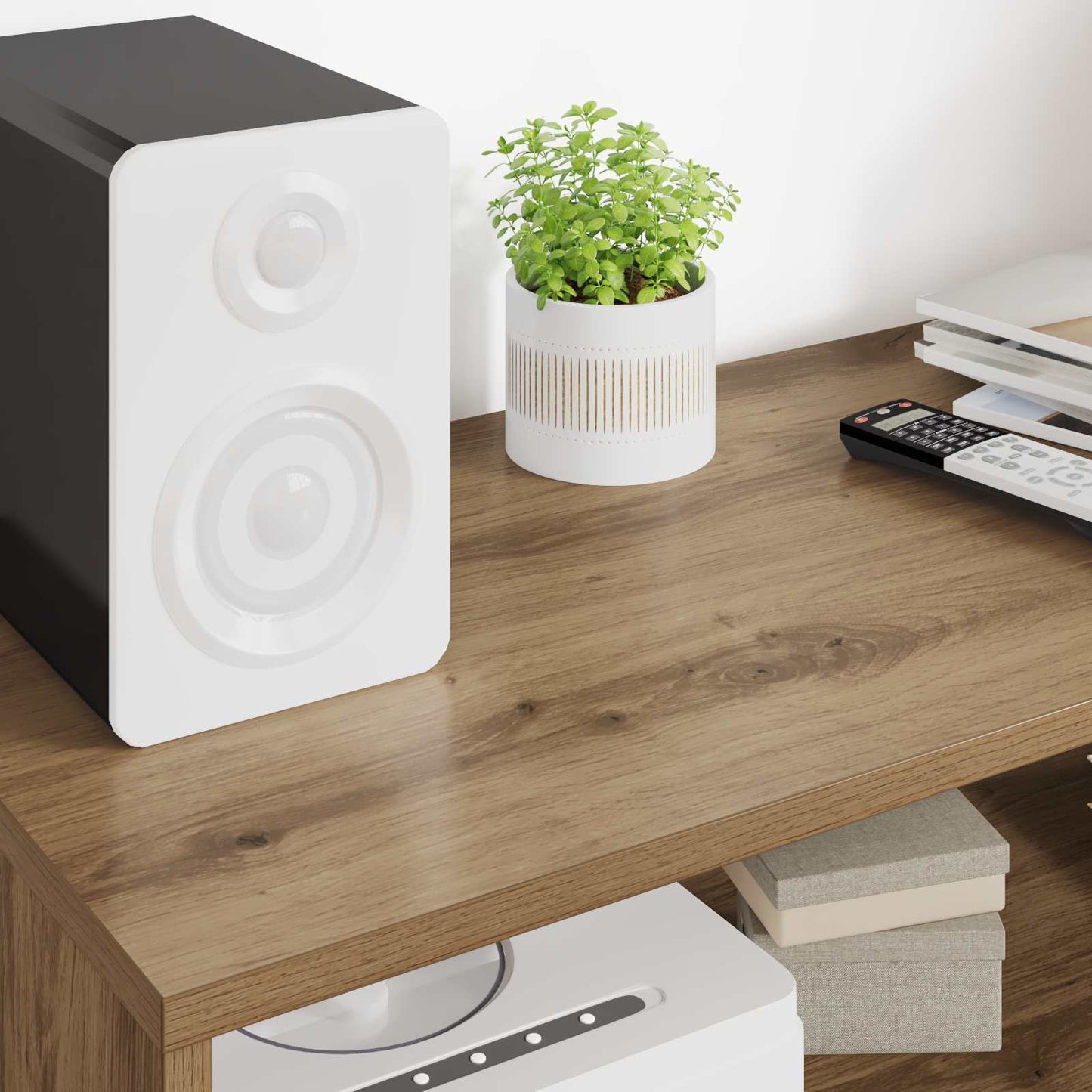 vidaXL Ντουλάπι TV 100 x 35 x 40 εκ Artisan Oak Επεξεργασμένο Ξύλο