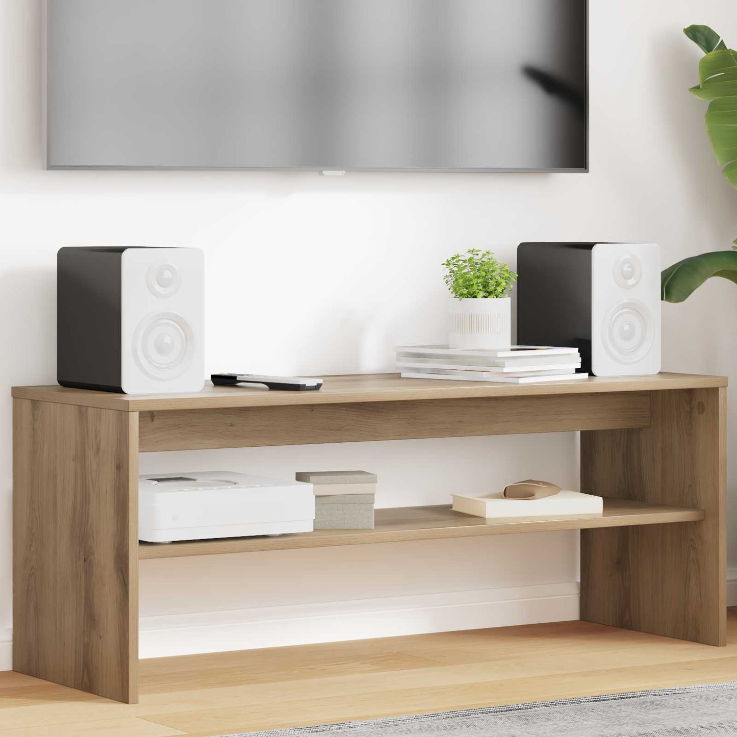 vidaXL Ντουλάπι TV 100 x 35 x 40 εκ Artisan Oak Επεξεργασμένο Ξύλο