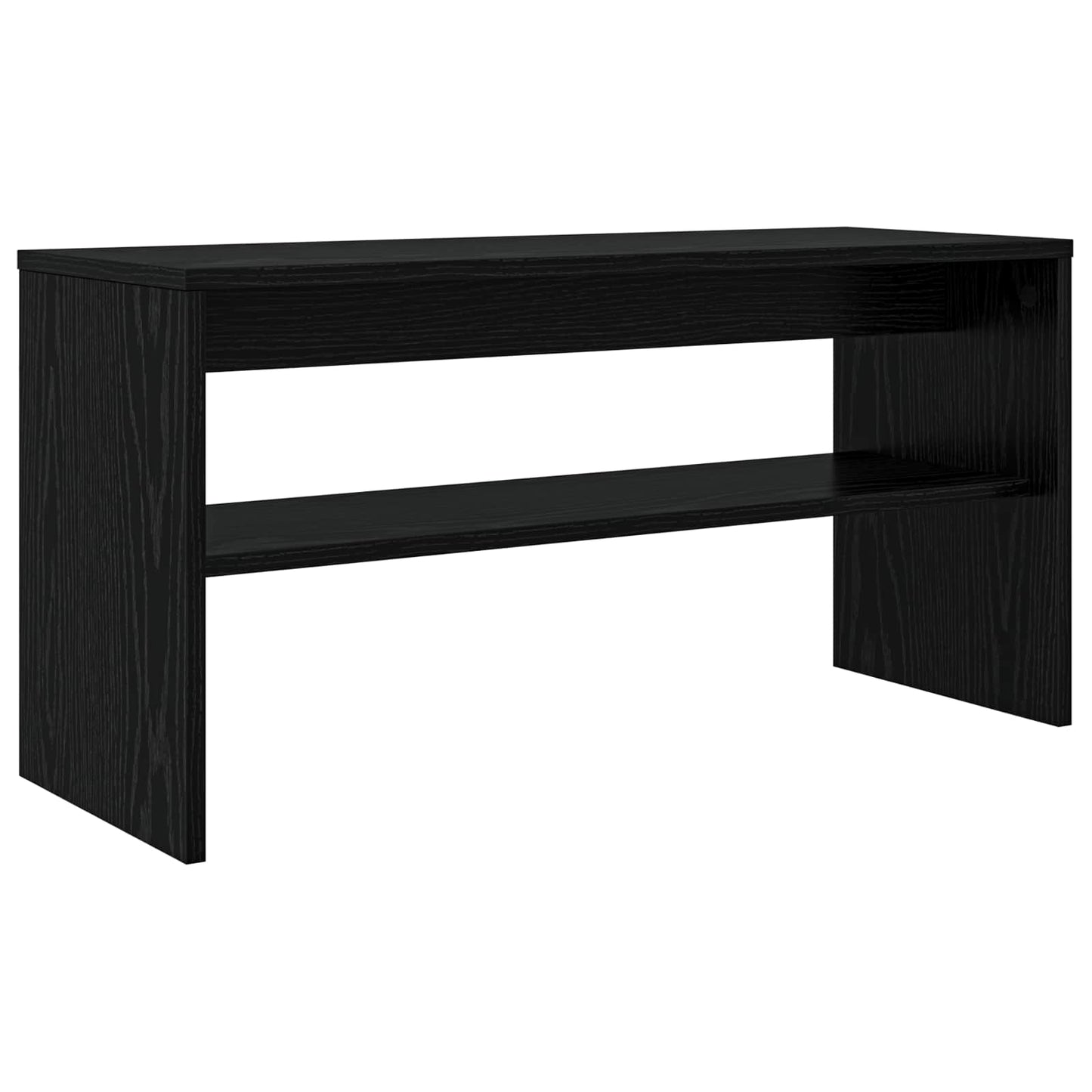 vidaXL Ντουλάπι TV 80 x 30 x 40 εκ Μαύρη Οξυά Επεξεργασμένο Ξύλο