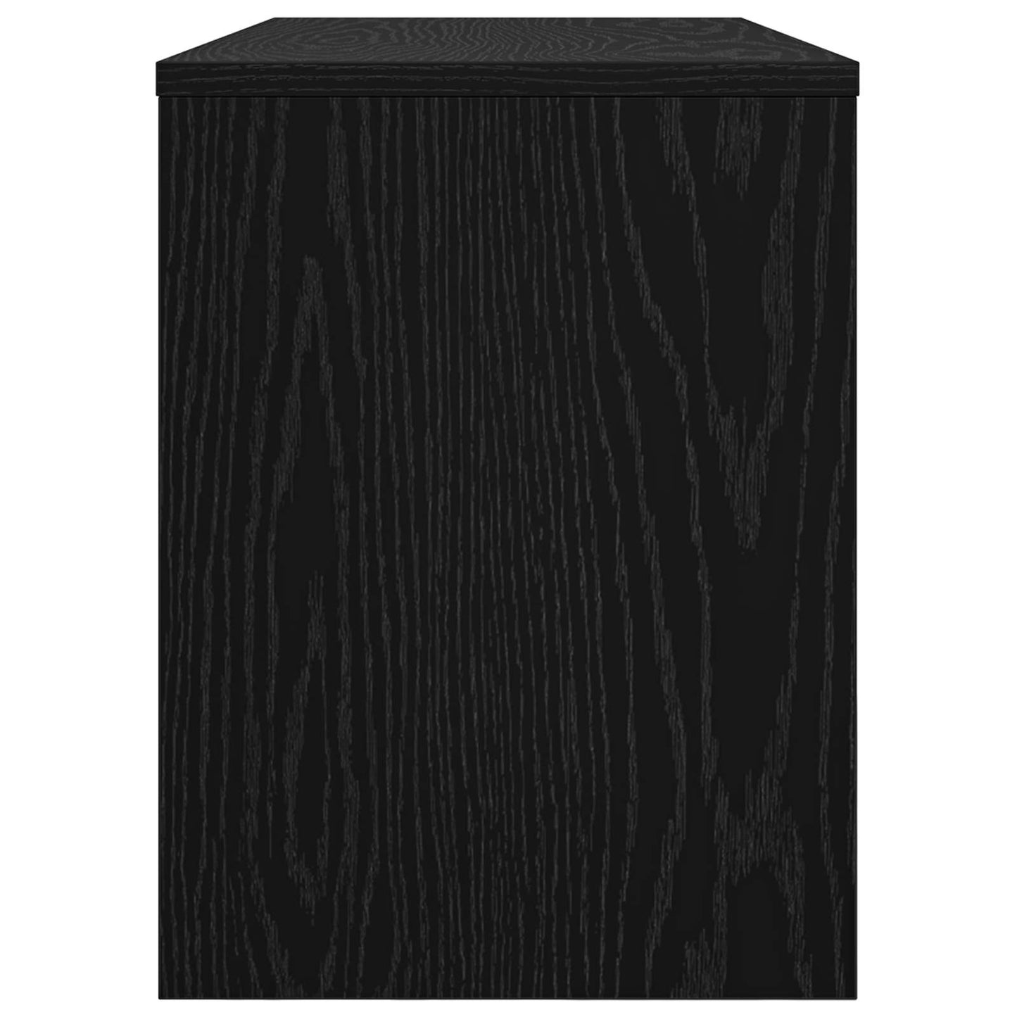 vidaXL Ντουλάπι TV 80 x 30 x 40 εκ Μαύρη Οξυά Επεξεργασμένο Ξύλο