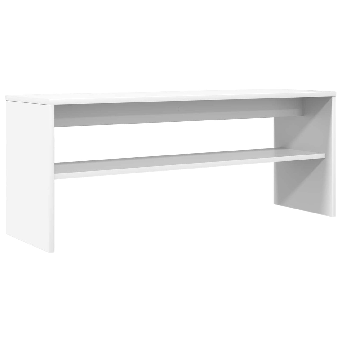 vidaXL Ντουλάπι TV 100 x 30 x 40 εκ Λευκό Επεξεργασμένο Ξύλο