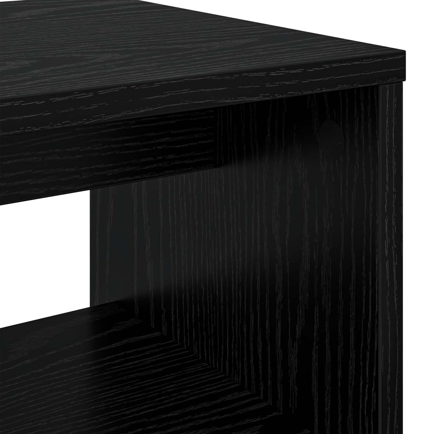 vidaXL Ντουλάπι TV 100 x 30 x 40 εκ Μαύρη Οξυά Επεξεργασμένο Ξύλο