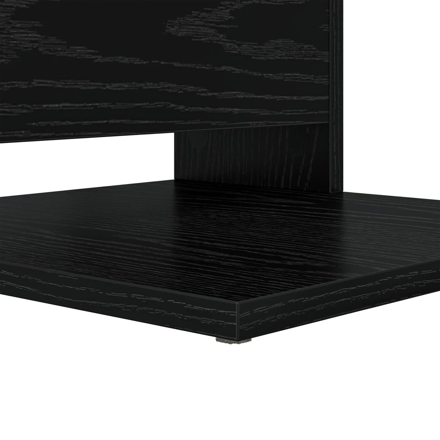 vidaXL Τραπεζάκι Πλευράς Μαύρη Οξυά 40 x 35 x 60,5 εκ
