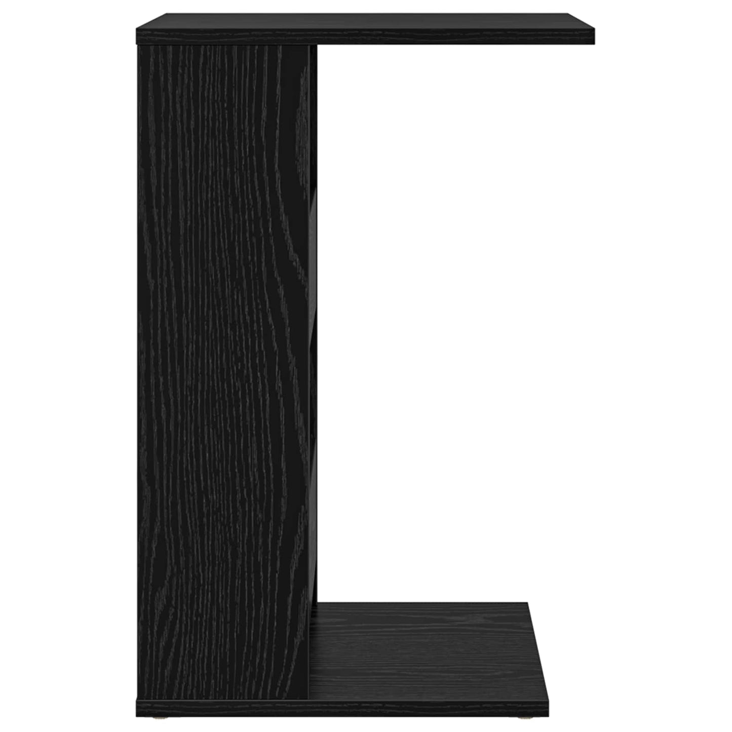 vidaXL Τραπεζάκι Πλευράς Μαύρη Οξυά 40 x 35 x 60,5 εκ