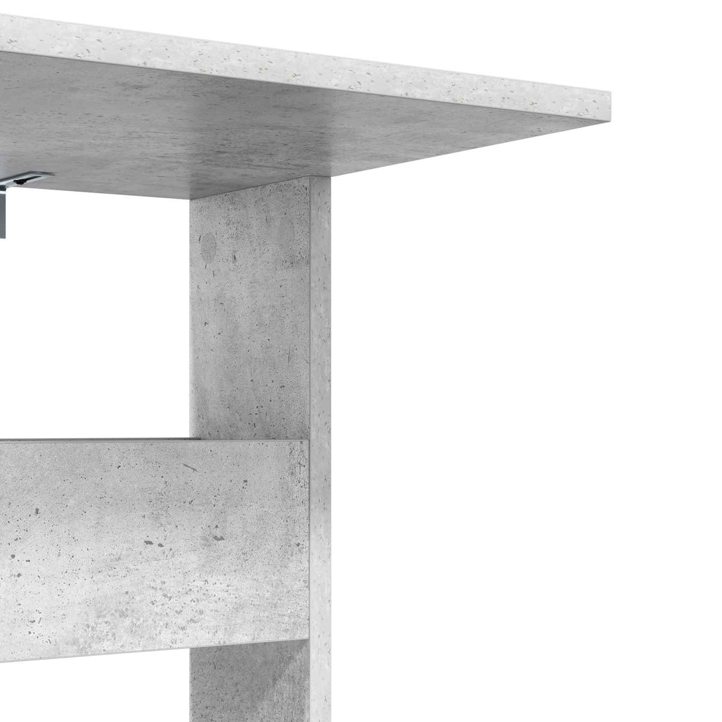 vidaXL Τραπεζάκι Πλευράς Σκυρόδεμα Γκρι 40 x 35 x 60,5 εκ