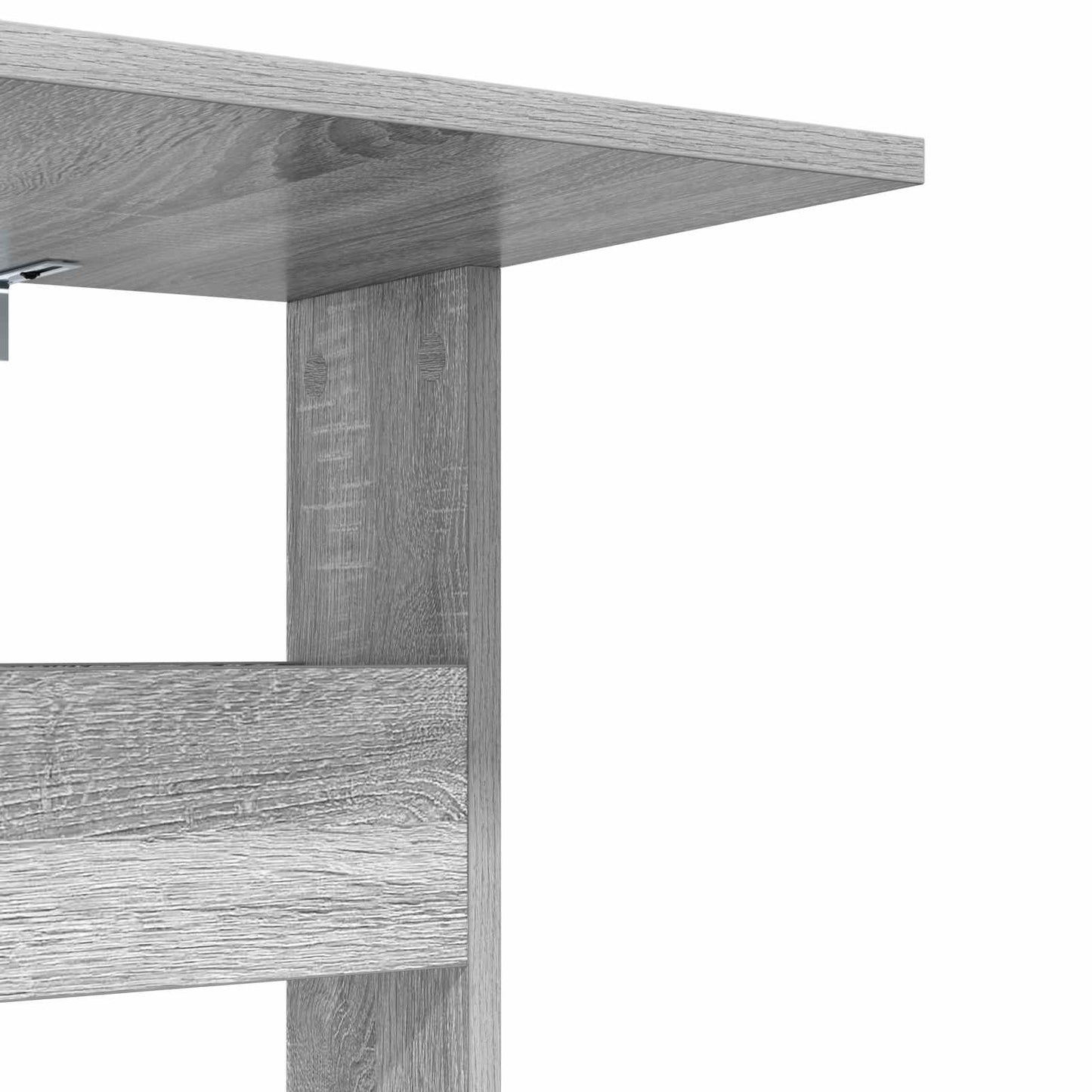 vidaXL Τραπεζάκι Πλευράς Γκρίζο Σονομα 40 x 35 x 60,5 εκ
