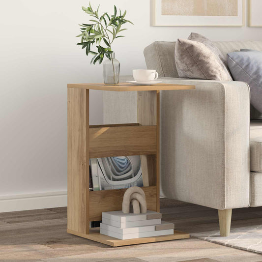 vidaXL Τραπεζάκι Πλευράς Artisan Oak 40 x 35 x 60,5 εκ