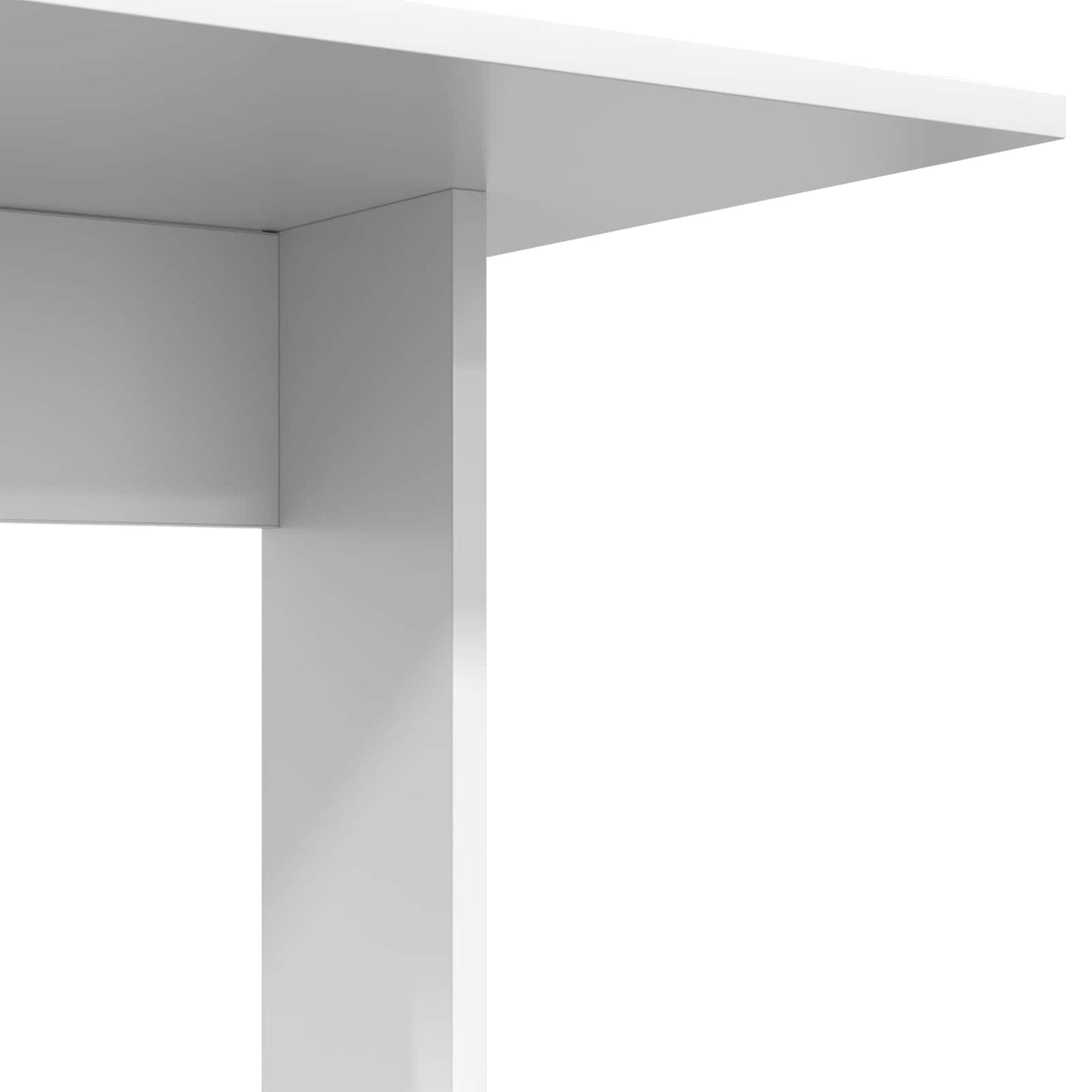 vidaXL Τραπεζάκι Πλευράς Λευκό 45 x 40 x 62,5 εκ. Επεξεργασμένο ξύλο