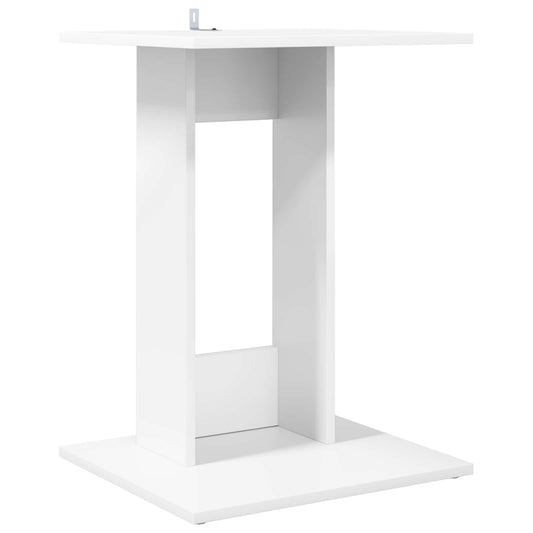 vidaXL Τραπεζάκι Πλευράς Λευκό 45 x 40 x 62,5 εκ. Επεξεργασμένο ξύλο