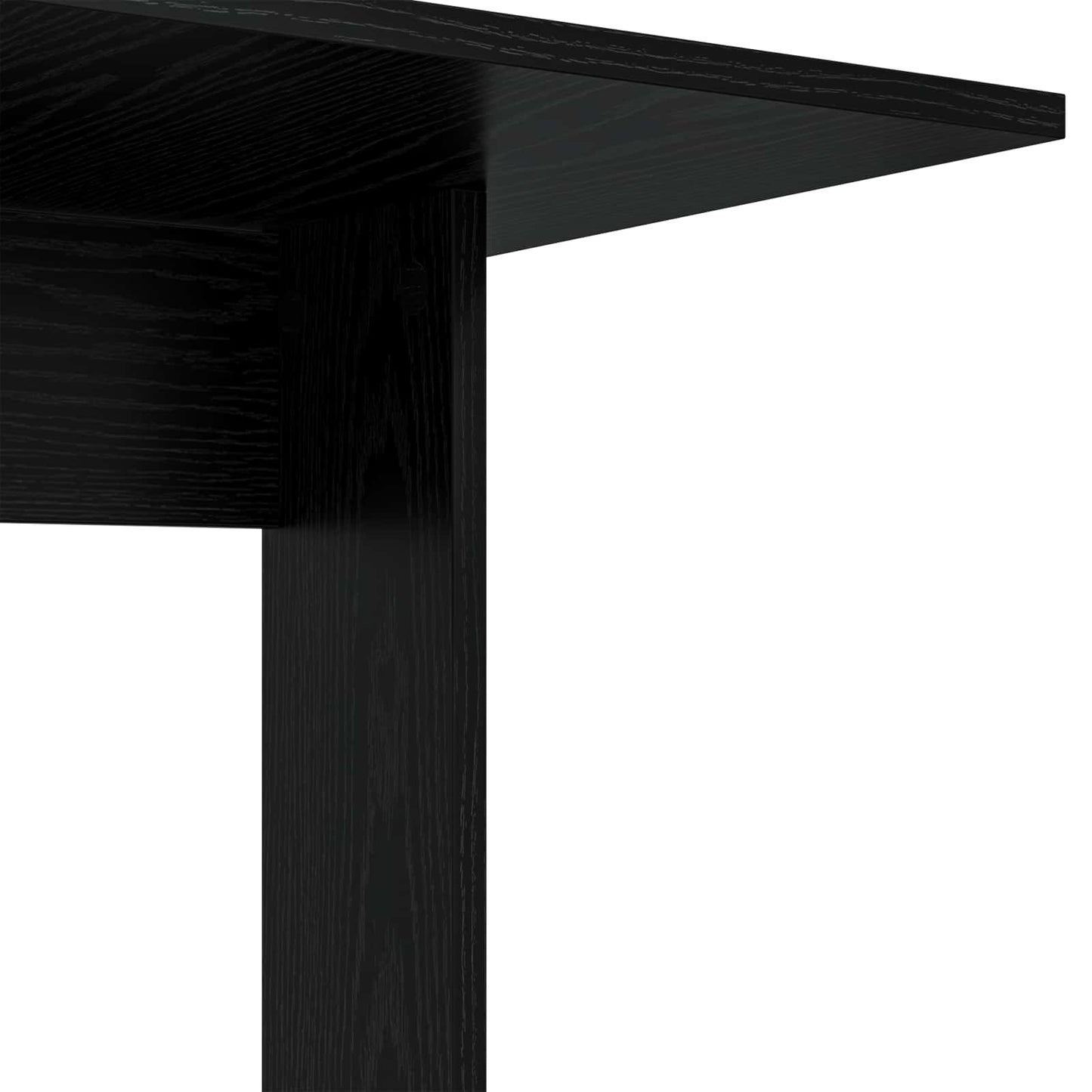 vidaXL Τραπεζάκι Πλευράς Μαύρη Οξυά 45 x 40 x 62,5 εκ.