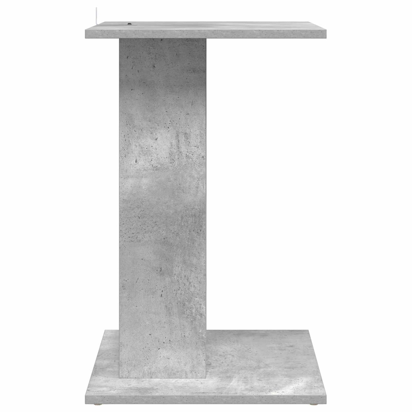 vidaXL Τραπεζάκι Πλευράς Σκυρόδεμα Γκρι 45 x 40 x 62,5 εκ.