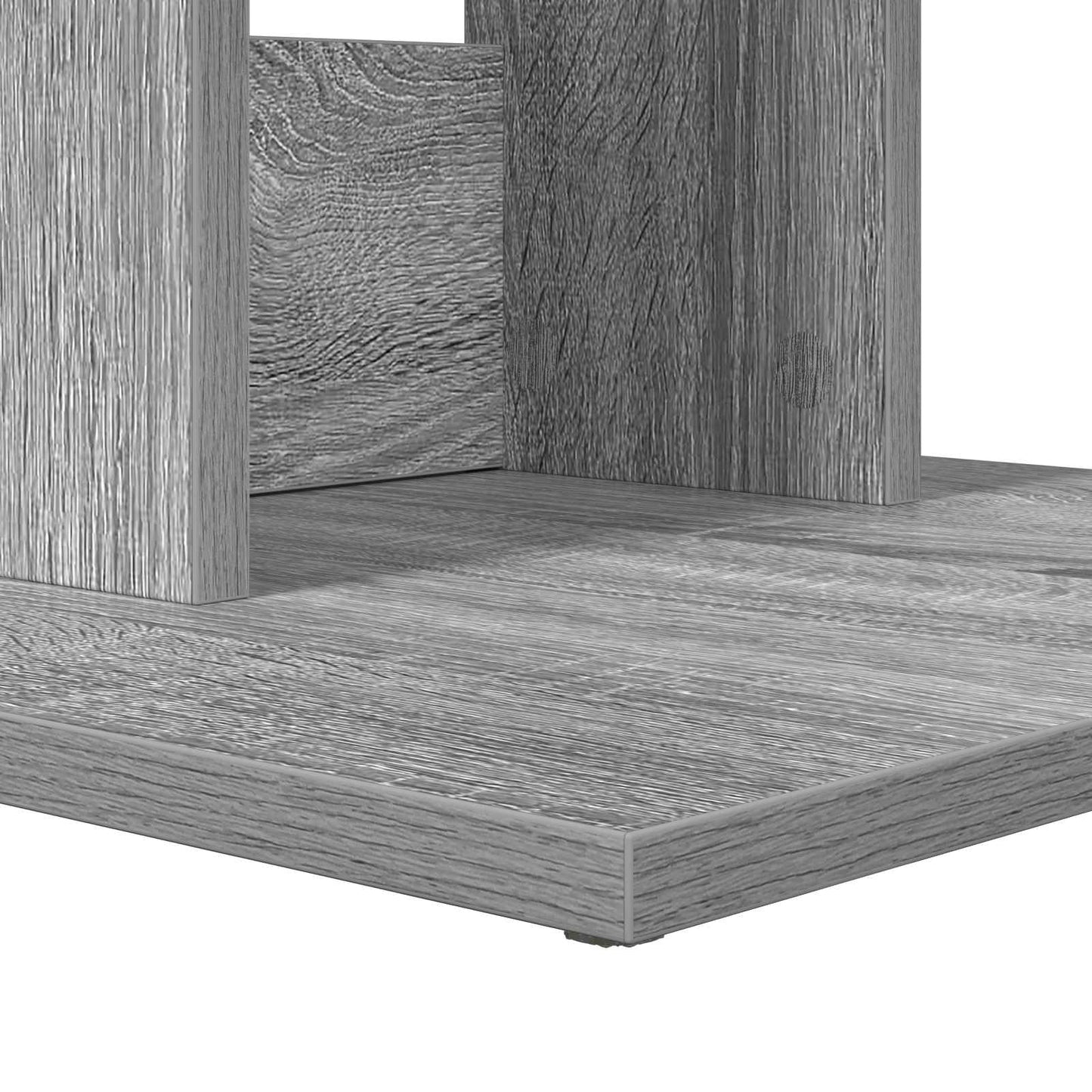 vidaXL Τραπεζάκι Πλευράς Γκρίζο Σονομα 45 x 40 x 62,5 εκ.