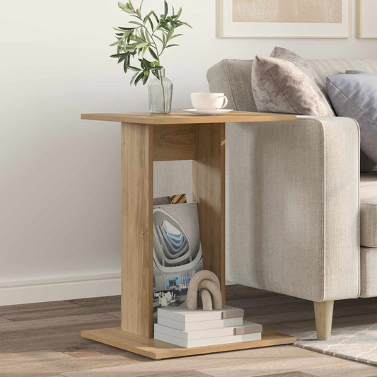 vidaXL Τραπεζάκι Πλευράς Artisan Oak 45 x 40 x 62,5 εκ.