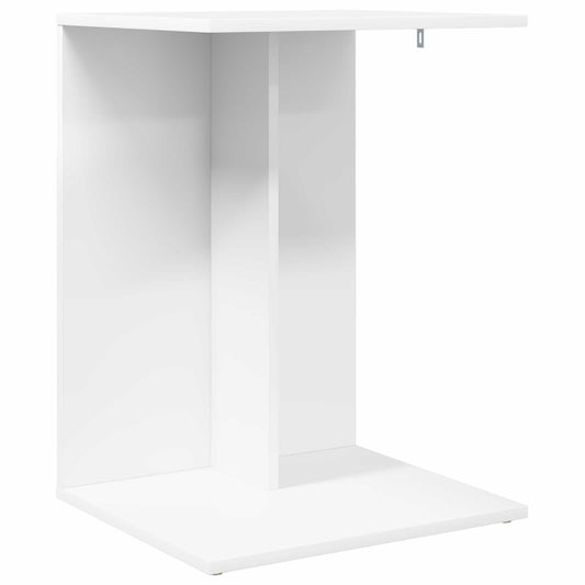 vidaXL Τραπεζάκι Πλευράς Λευκό 45 x 40 x 62,5 εκ. Επεξεργασμένο ξύλο