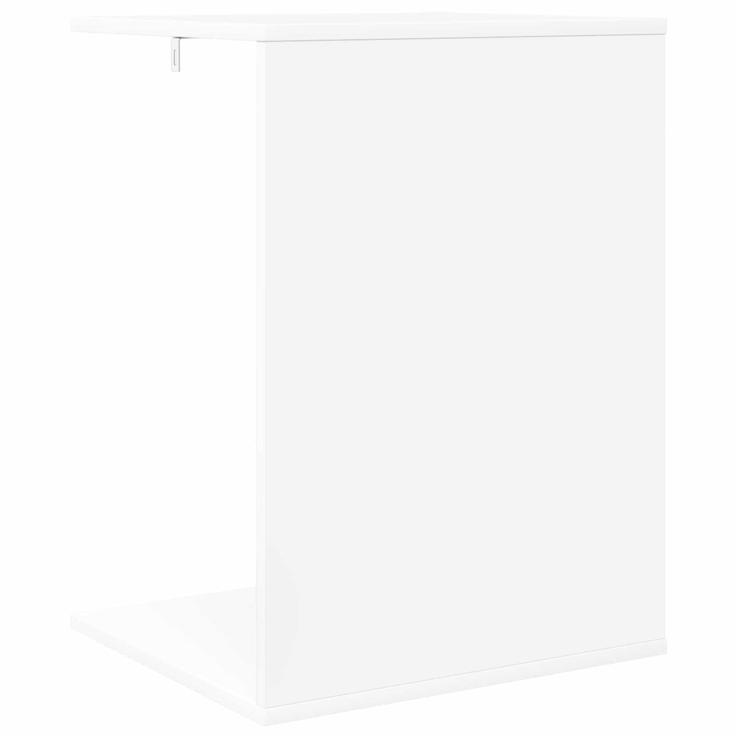 vidaXL Τραπεζάκι Πλευράς Λευκό 45 x 40 x 62,5 εκ. Επεξεργασμένο ξύλο