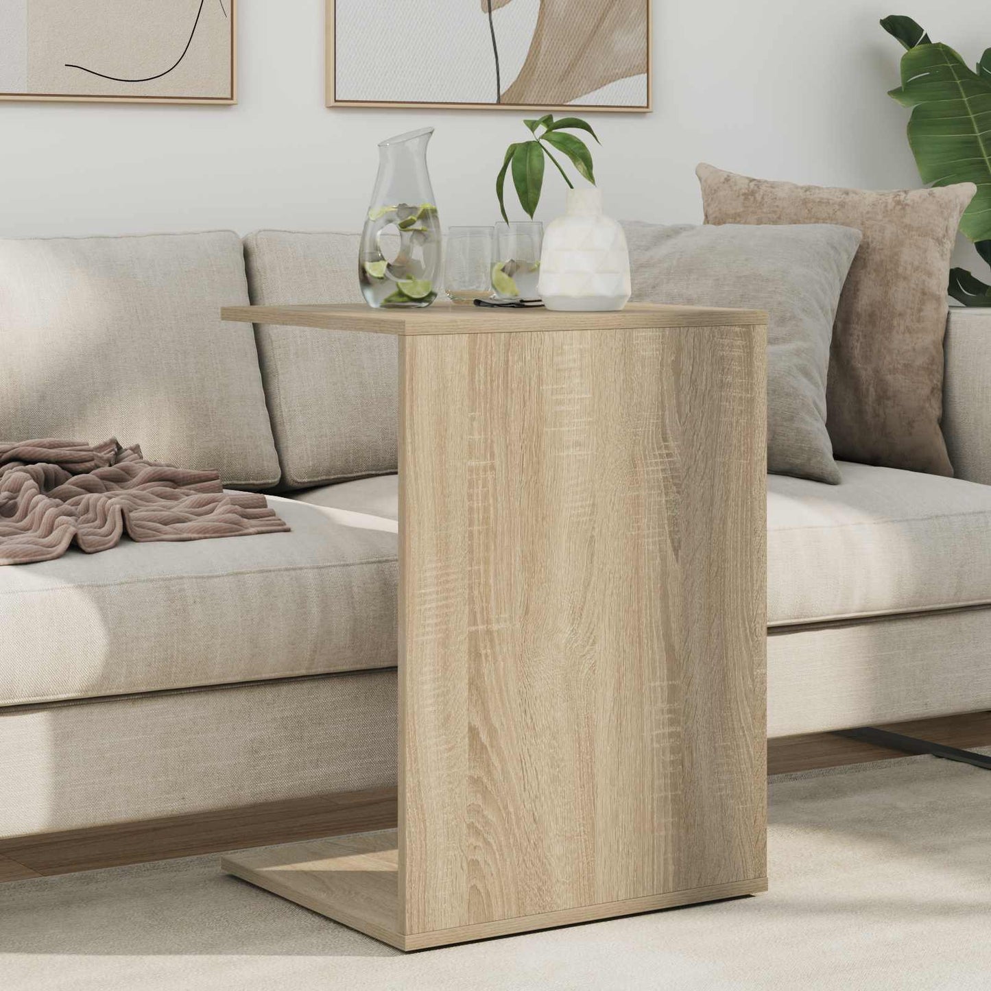 vidaXL Τραπεζάκι Πλευράς Δρύς Sonoma 45 x 40 x 62,5 εκ.