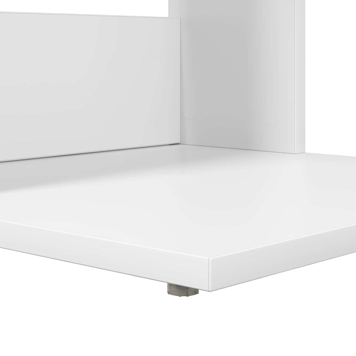 vidaXL Τραπεζάκι Πλευράς Λευκό 40 x 38 x 62,5 εκ Επεξεργασμένο ξύλο