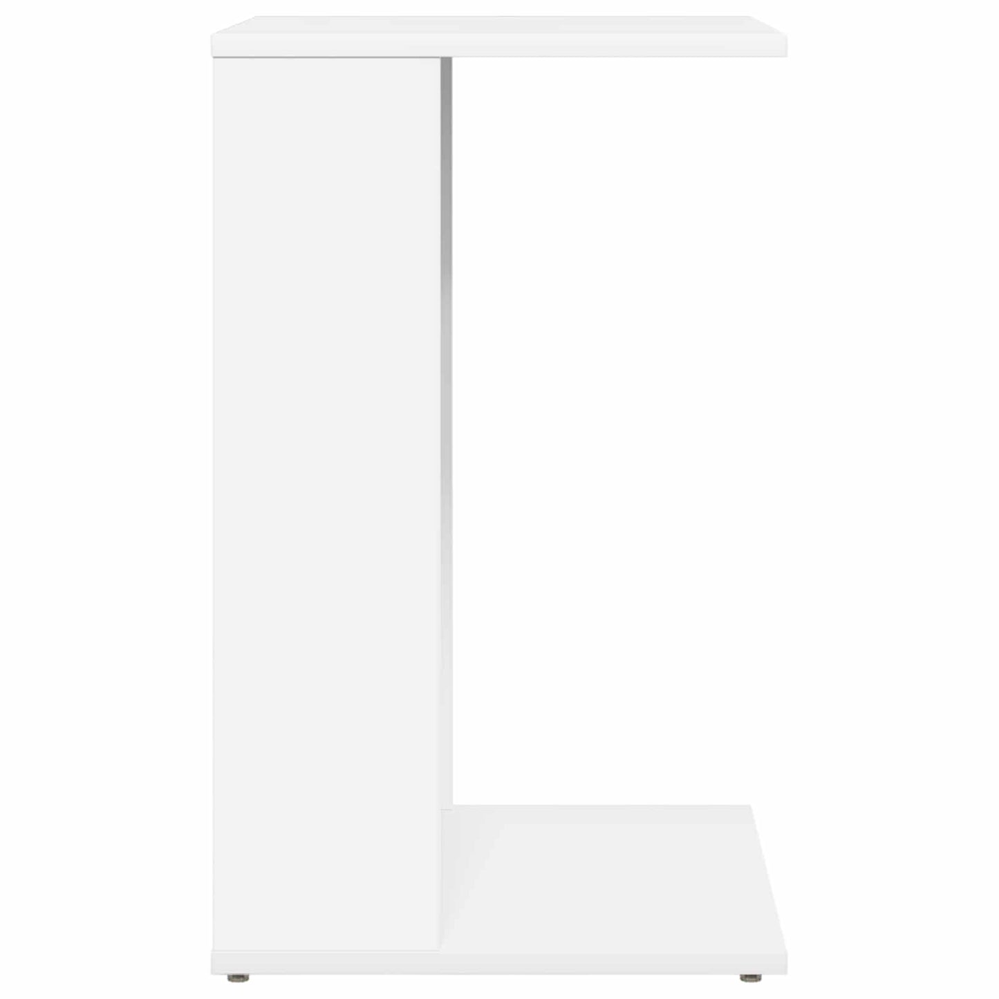 vidaXL Τραπεζάκι Πλευράς Λευκό 40 x 38 x 62,5 εκ Επεξεργασμένο ξύλο