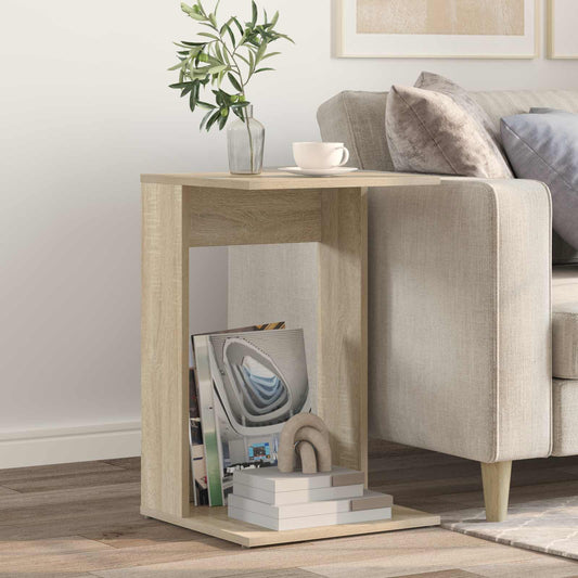 vidaXL Τραπεζάκι Πλευράς Δρύς Sonoma 40 x 38 x 62,5 εκ
