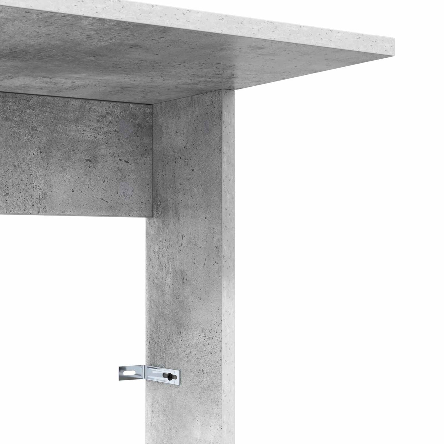 vidaXL Τραπεζάκι Πλευράς Σκυρόδεμα Γκρι 40 x 38 x 62,5 εκ