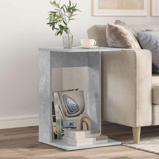 vidaXL Τραπεζάκι Πλευράς Σκυρόδεμα Γκρι 40 x 38 x 62,5 εκ