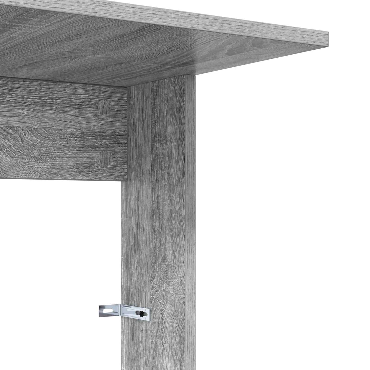 vidaXL Τραπεζάκι Πλευράς Γκρίζο Σονομα 40 x 38 x 62,5 εκ