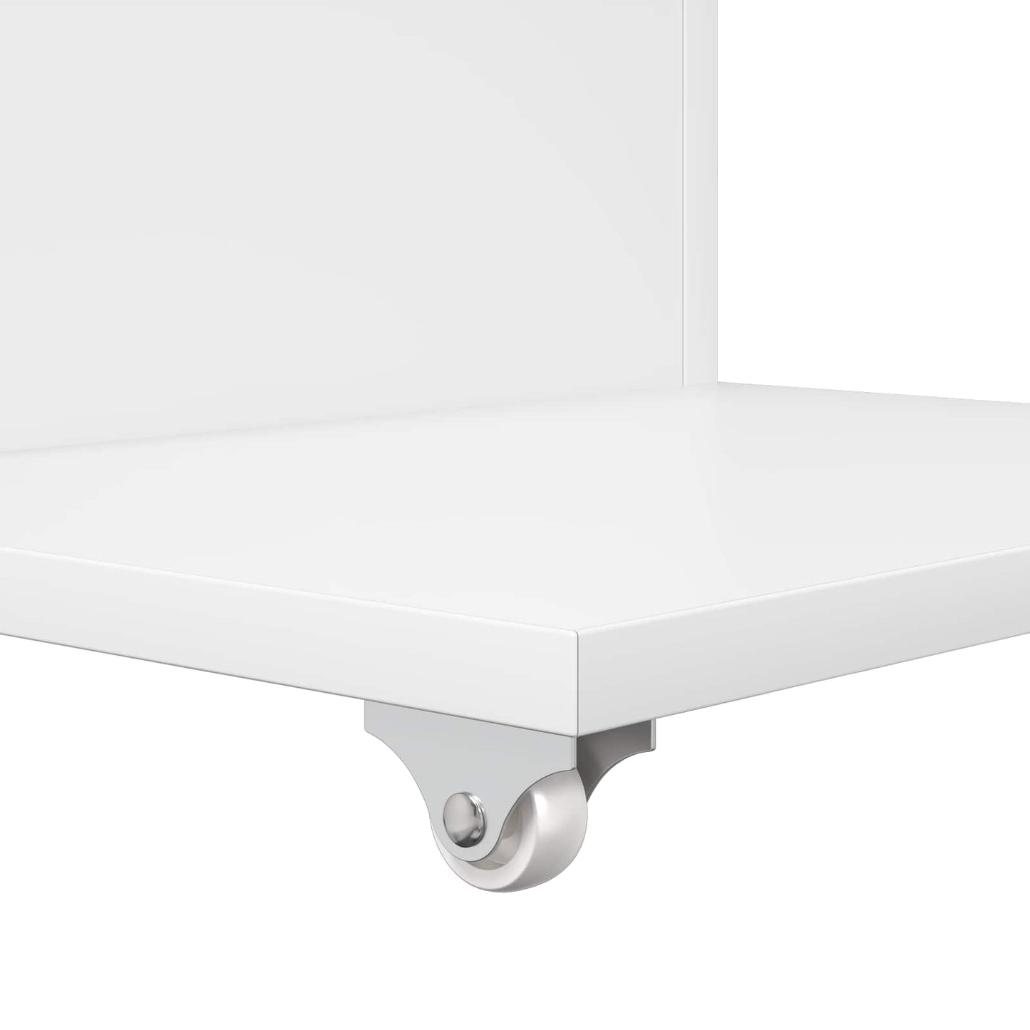 vidaXL Τραπεζάκι Πλευράς Λευκό 40 x 35 x 60 εκ. Επεξεργασμένο ξύλο