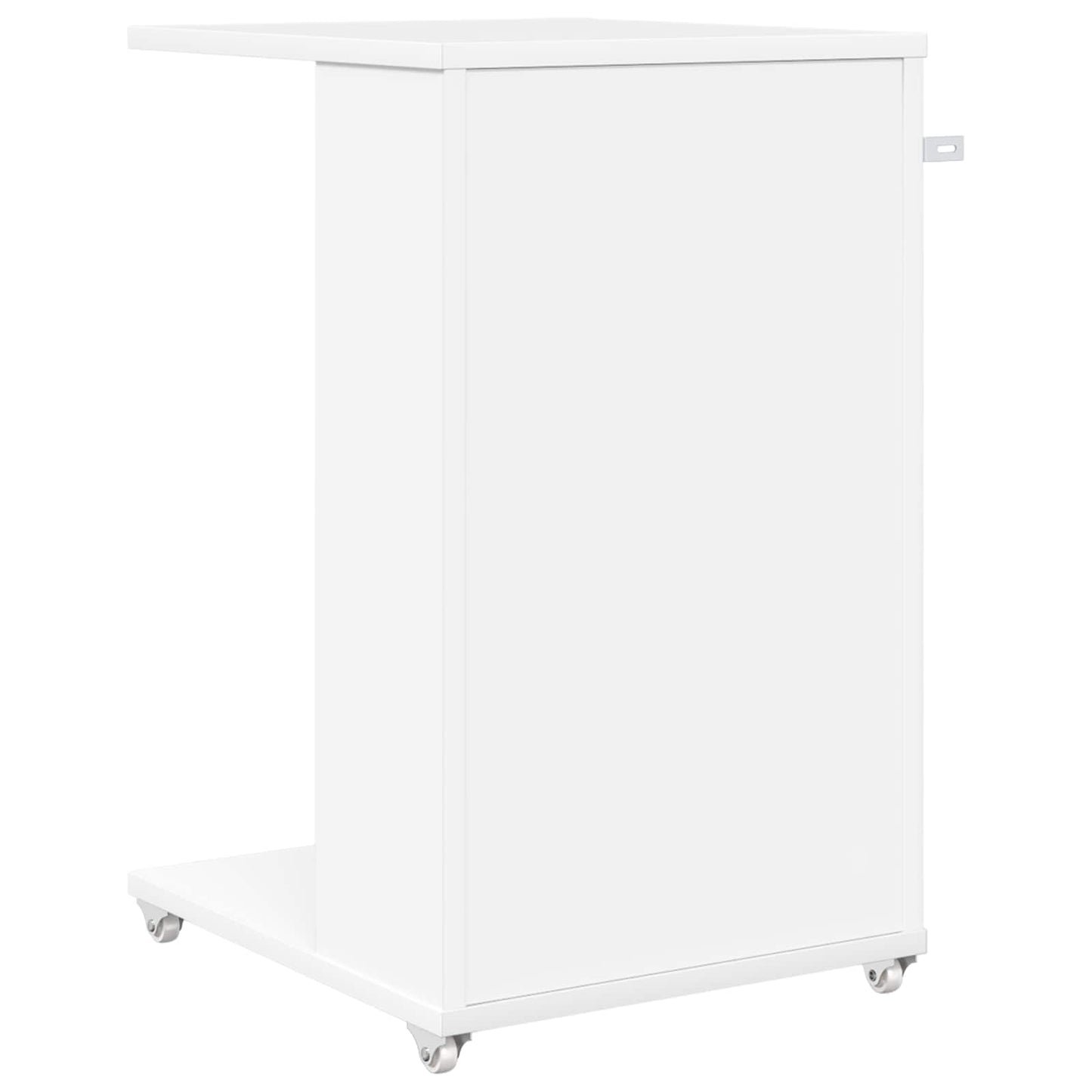 vidaXL Τραπεζάκι Πλευράς Λευκό 40 x 35 x 60 εκ. Επεξεργασμένο ξύλο