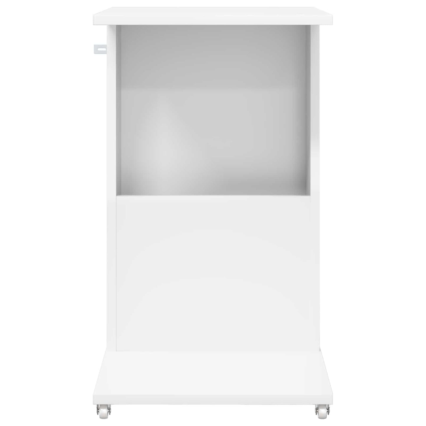 vidaXL Τραπεζάκι Πλευράς Λευκό 40 x 35 x 60 εκ. Επεξεργασμένο ξύλο