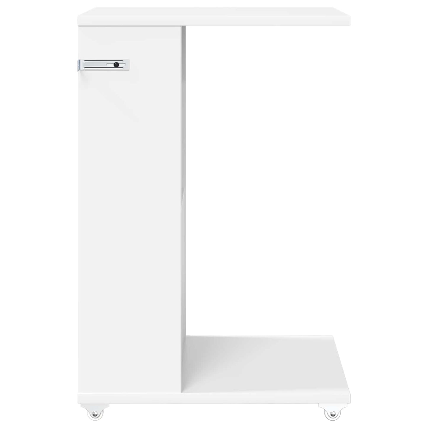 vidaXL Τραπεζάκι Πλευράς Λευκό 40 x 35 x 60 εκ. Επεξεργασμένο ξύλο