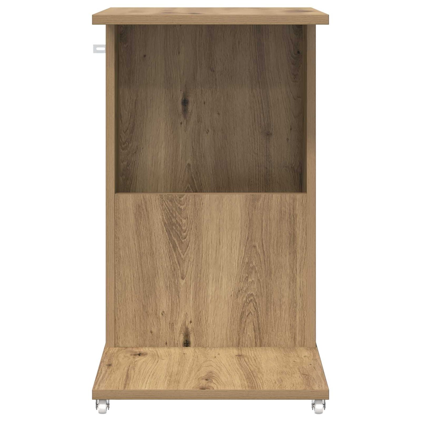 vidaXL Τραπεζάκι Πλευράς με τροχούς Artisan Oak 40 x 35 x 60 εκ.