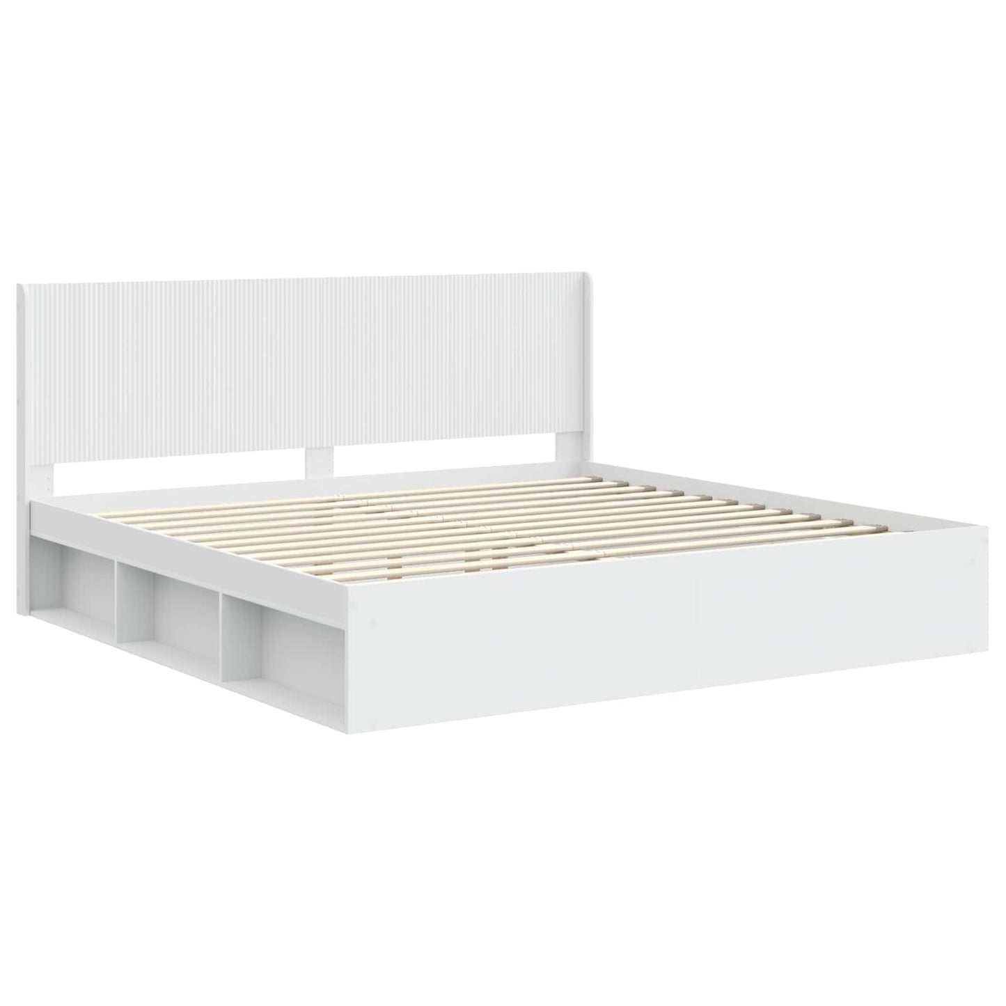vidaXL Καλάθι με αποθήκη και κεφαλάρι 3 pcs Επεξεργασμένο Ξύλο