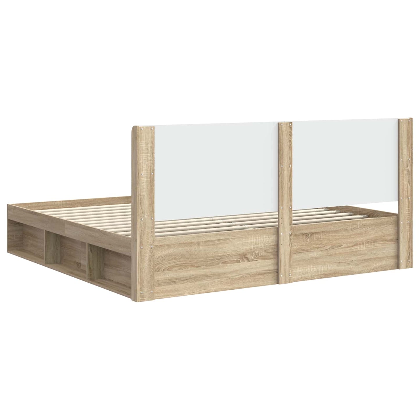 vidaXL Καλάθι με αποθήκη και κεφαλάρι Sonoma Δρυς 180 x 200 cm