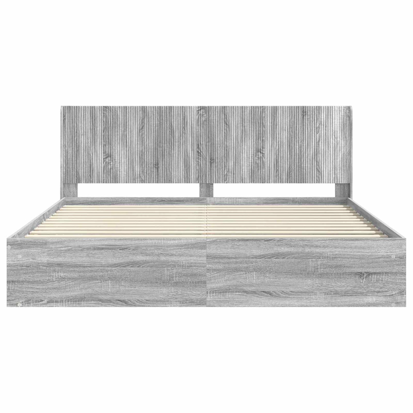 vidaXL Καλάθι με αποθήκη και κεφαλάρι Γκρι Sonoma 180 x 200 cm
