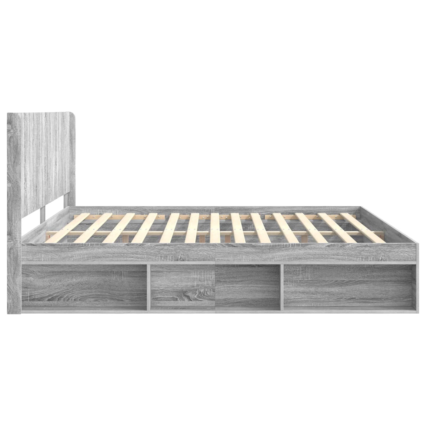vidaXL Καλάθι με αποθήκη και κεφαλάρι Γκρι Sonoma 180 x 200 cm